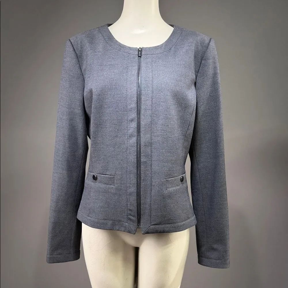 Calvin Klein Women's Gray Blazer (rack10)